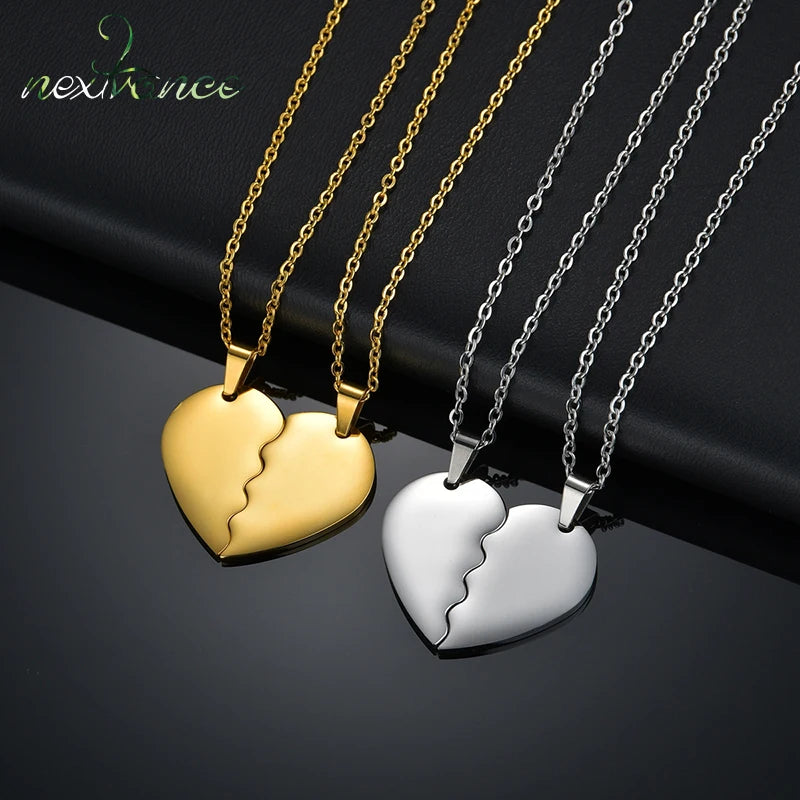 Nextvance Stainless Steel Heart Pendant Necklace