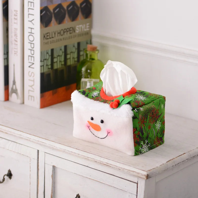 Christmas Paper Towel Cover – Festive Desktop Décor