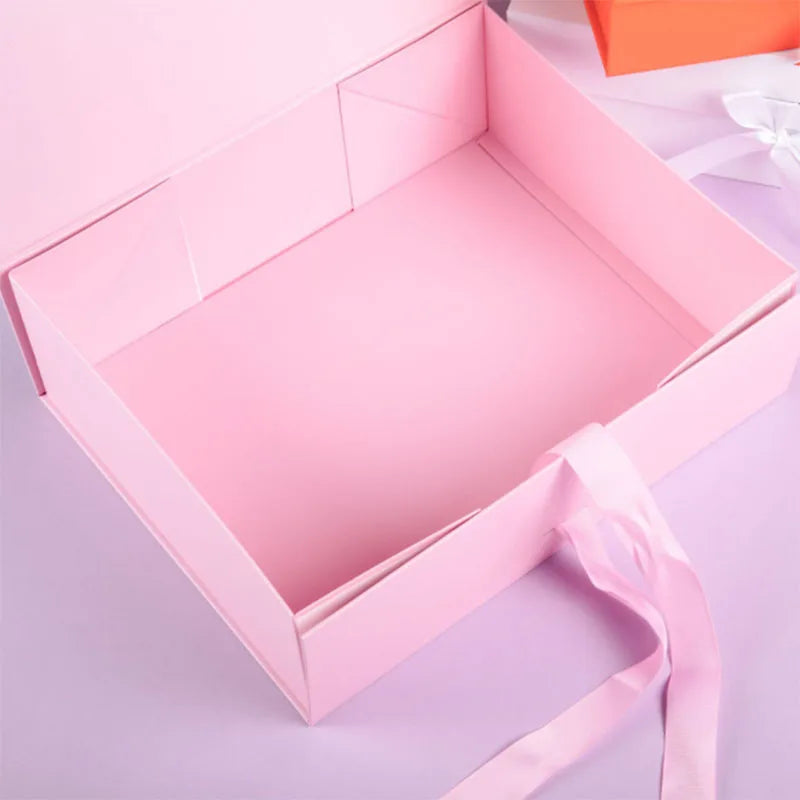 Large Pink & Blue Luxury Gift Boxes with Ribbon