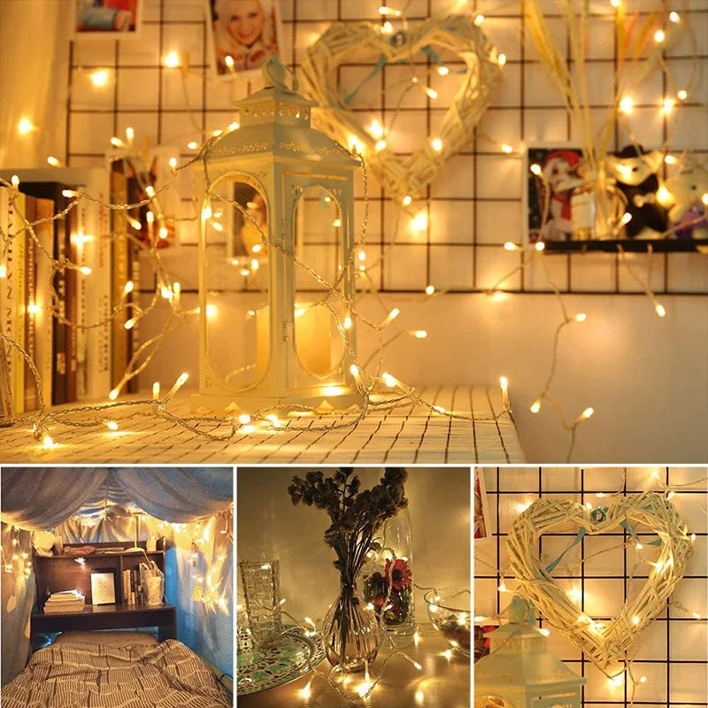 Waterproof LED Christmas String Lights - Multiple Lengths