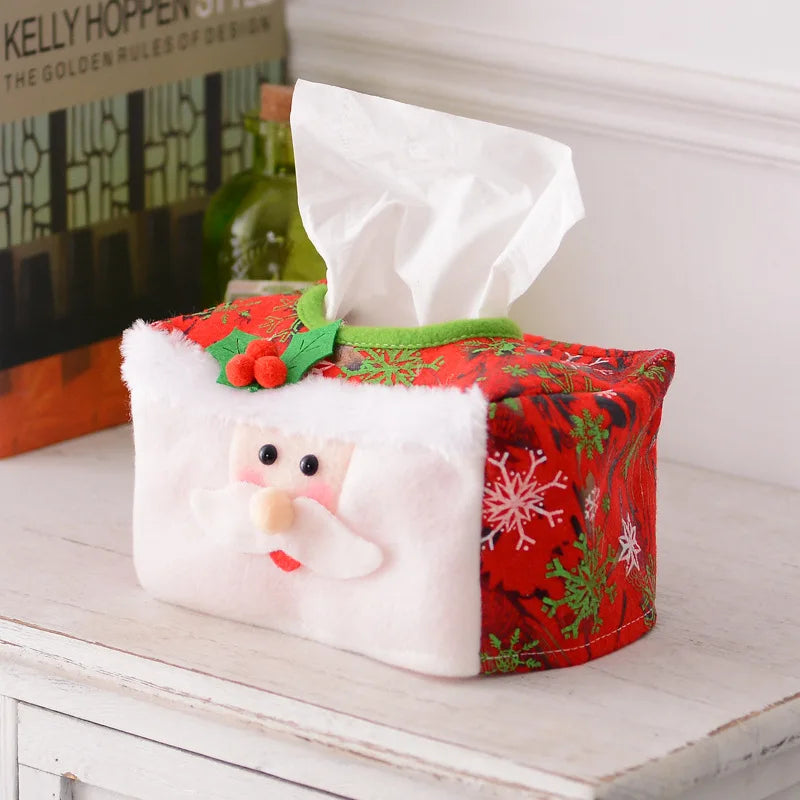 Christmas Paper Towel Cover – Festive Desktop Décor