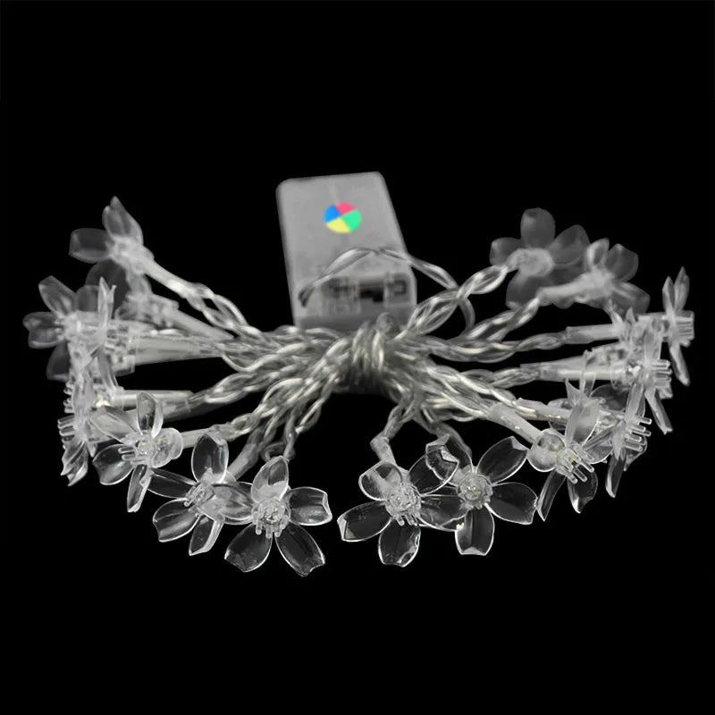 Snowflake LED Hanging Garland Lights