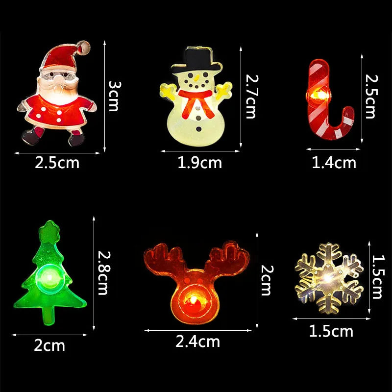 2M 20LED Santa Claus & Snowflake Light String