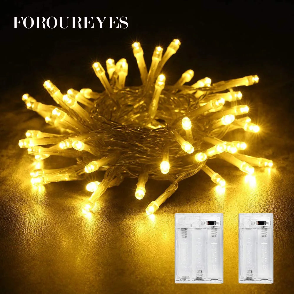 Waterproof LED Christmas String Lights - Multiple Lengths