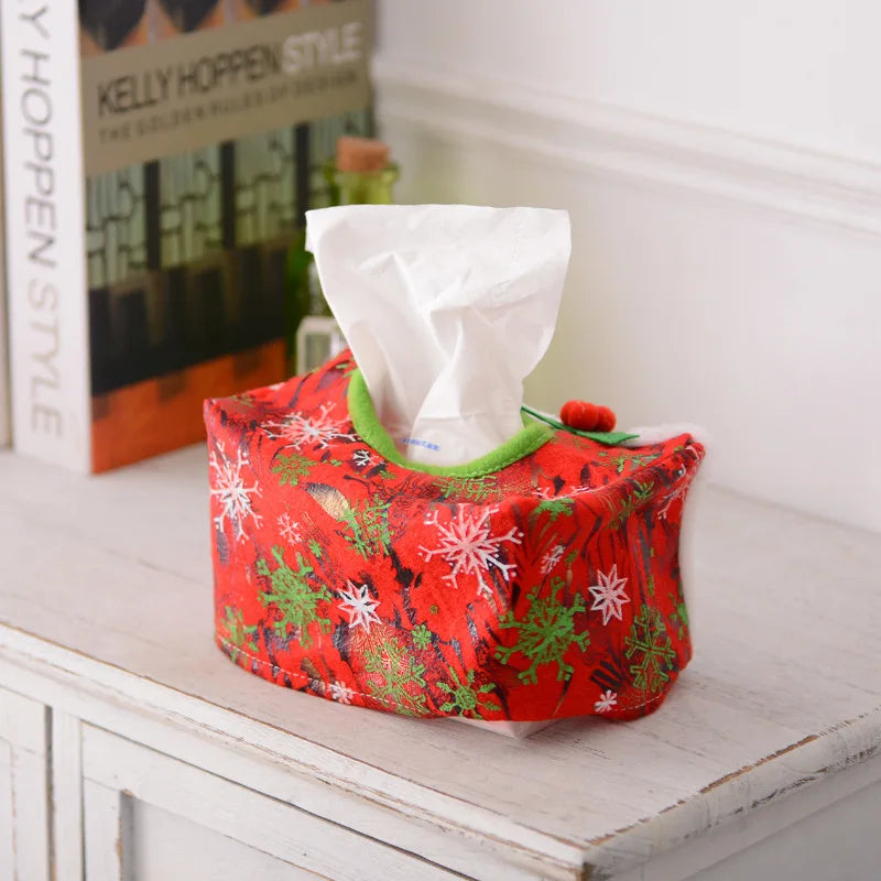 Christmas Paper Towel Cover – Festive Desktop Décor