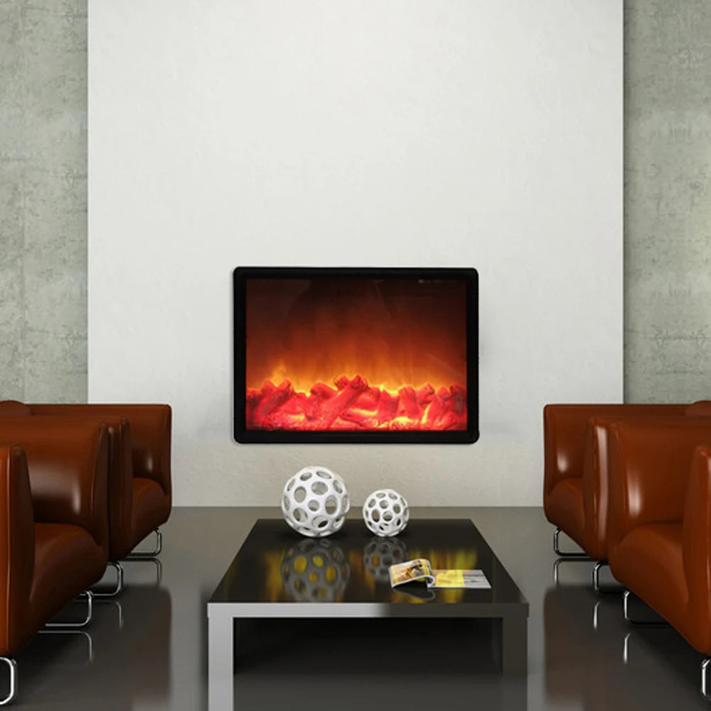 LED Flame Fireplace Lantern