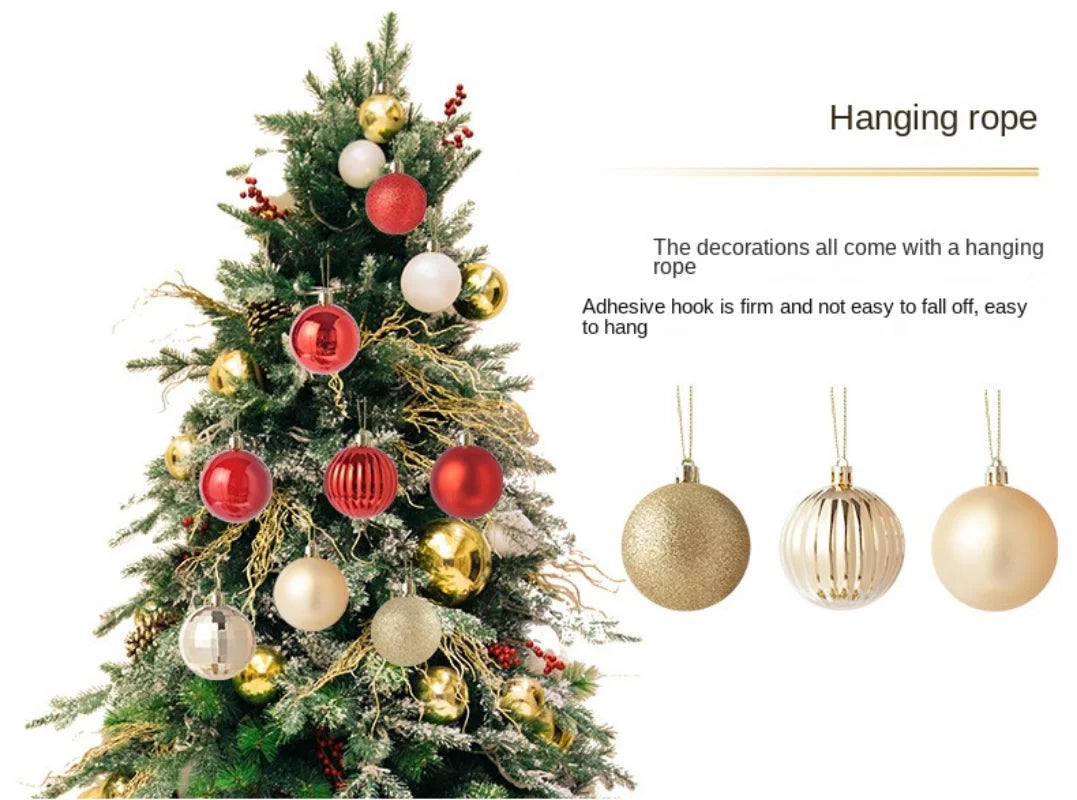 Christmas Tree Ornament Balls | 1 Box of 24/36pcs