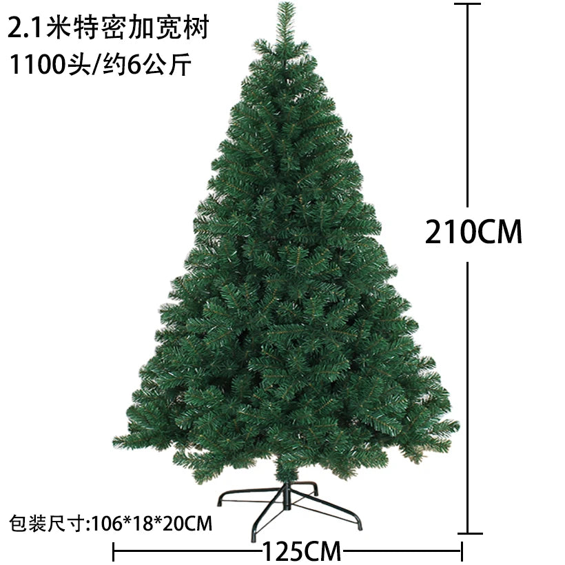 Encrypted Pine Needle Christmas Tree