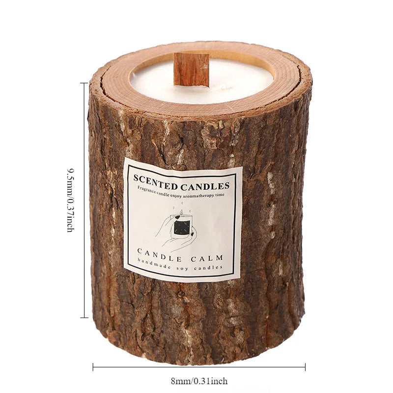 Creative Wooden Cup Scented Candle