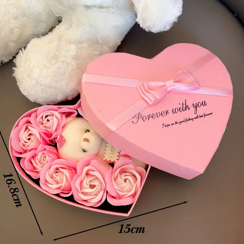 Valentine’s Day Soap Flower Gift Box