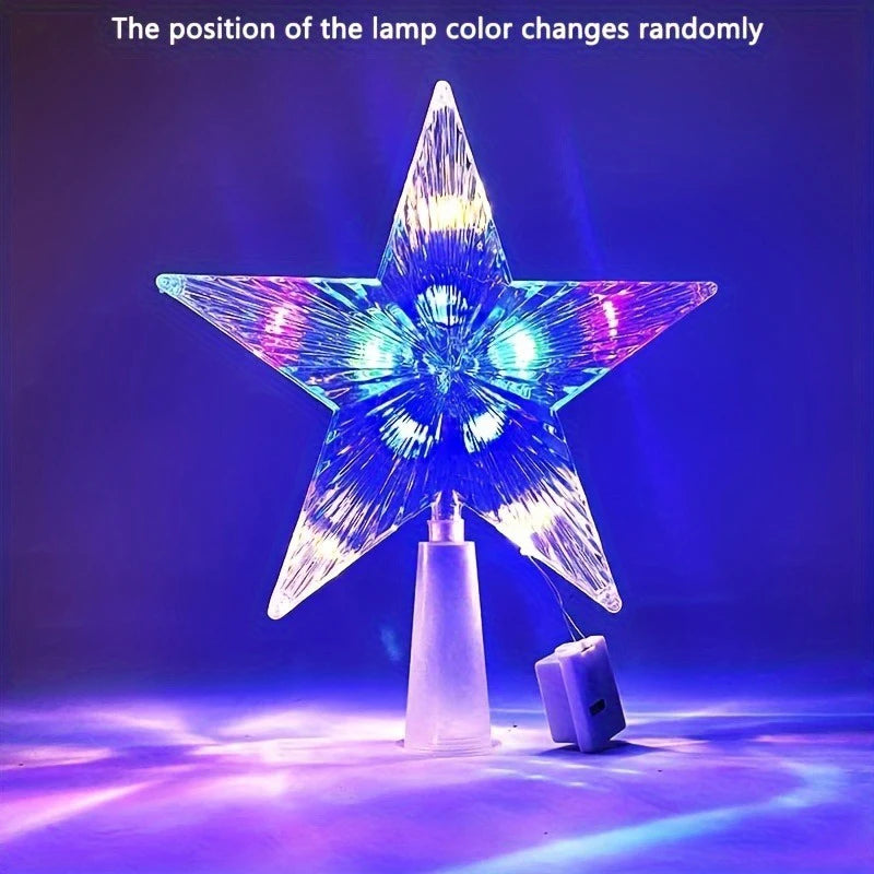 18cm LED Christmas Tree Topper Star