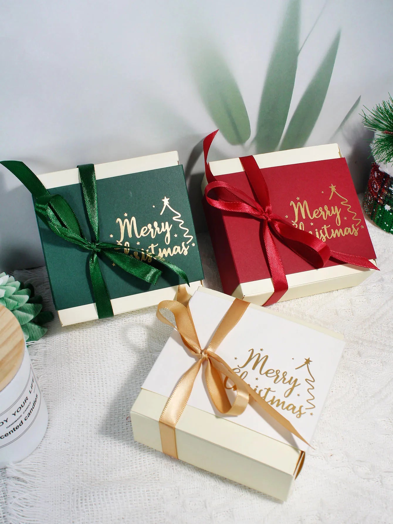 Elegant Christmas Candy & Cookie Box