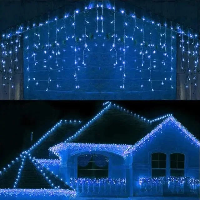 LED Christmas Garland Curtain Lights