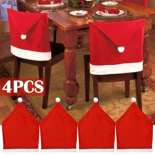 Christmas Chair Cover - Festive Chair Back Décor