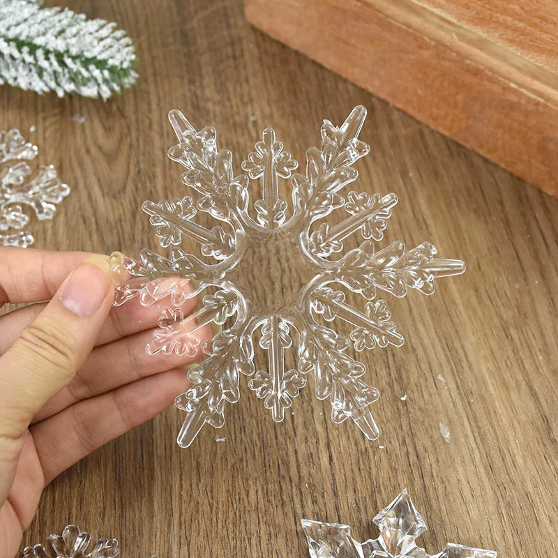 3PCS Acrylic Snowflake Ornaments