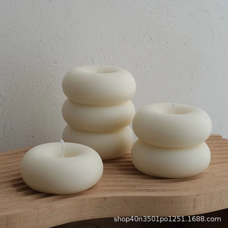 Donut-Shaped Aromatherapy Candle