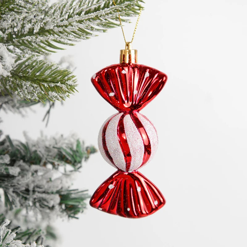 Red Christmas Ball Ornament Set