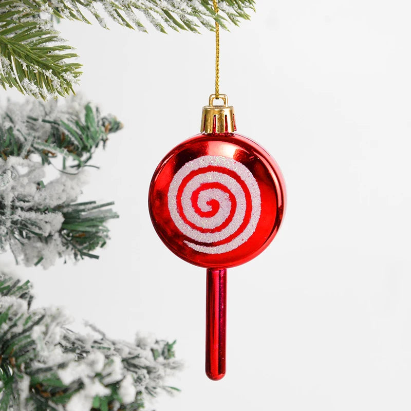 Red Christmas Ball Ornament Set