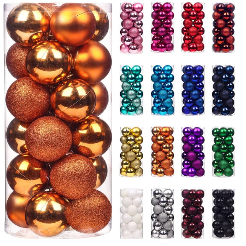 Christmas Tree Ornament Balls | 1 Box of 24/36pcs