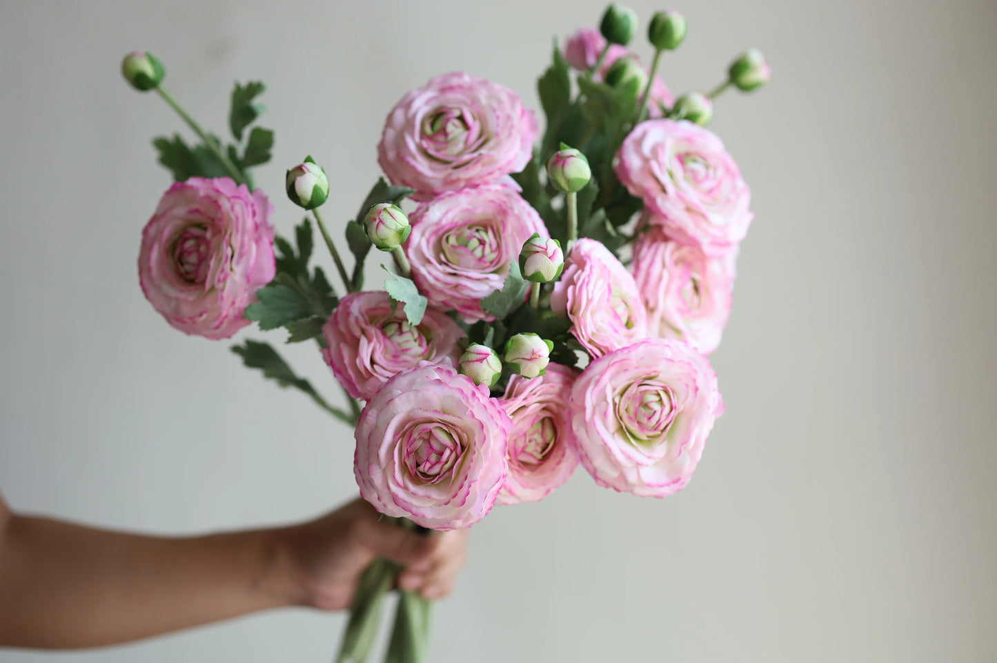 Real-Touch Pink Ranunculus