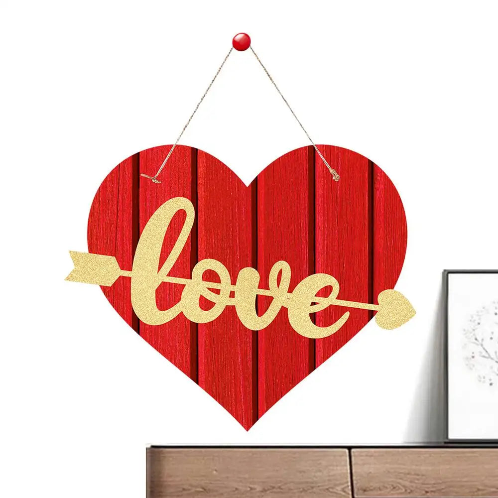 Rustic Heart Valentine’s Day Door Sign