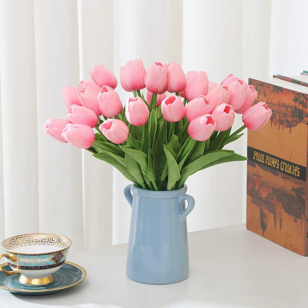 10PCS Real-Touch Tulip Artificial Flowers