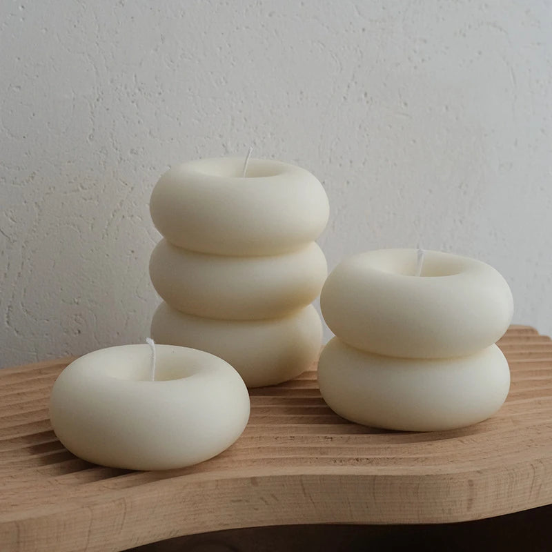 Donut-Shaped Aromatherapy Candle