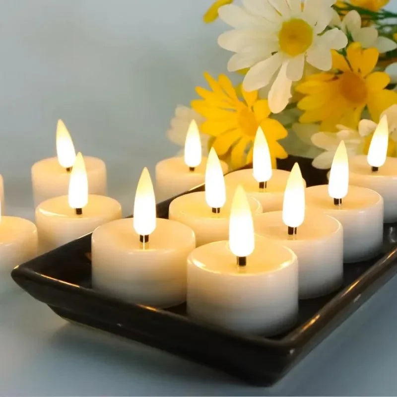 LED Flameless Flickering Tea Lights