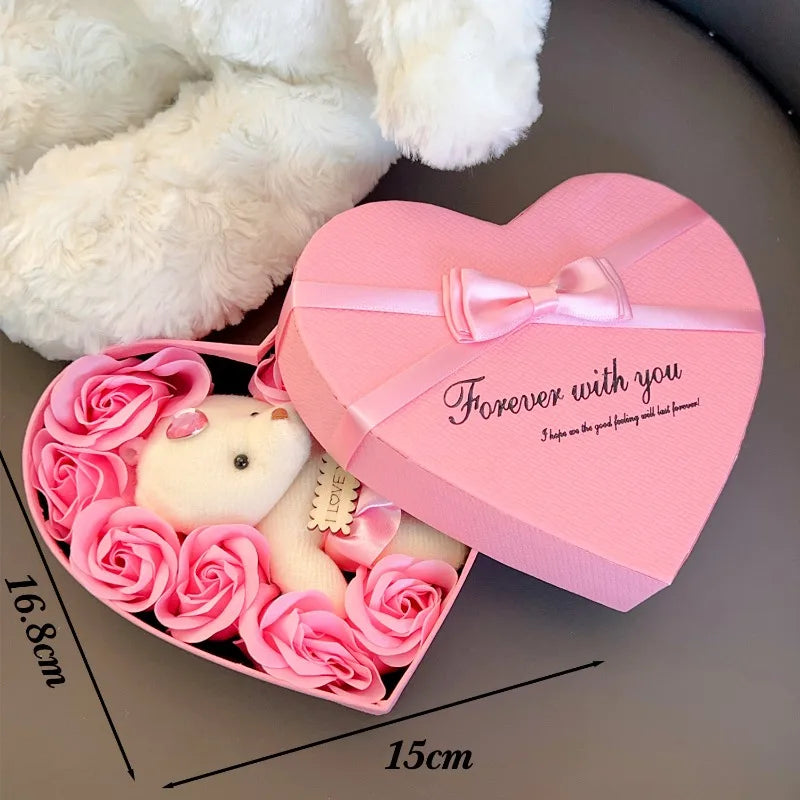 Valentine’s Day Soap Flower Gift Box