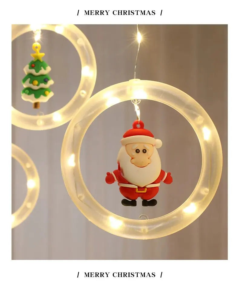 LED Mini Snowman Night Lights - Colorful Flashing Ornament