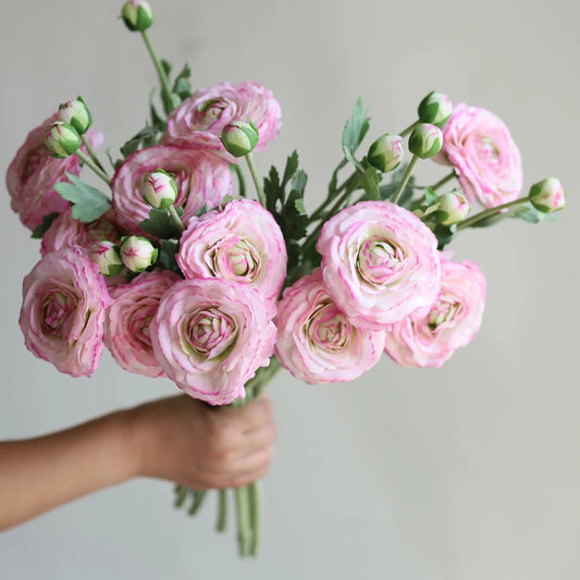 Real-Touch Pink Ranunculus