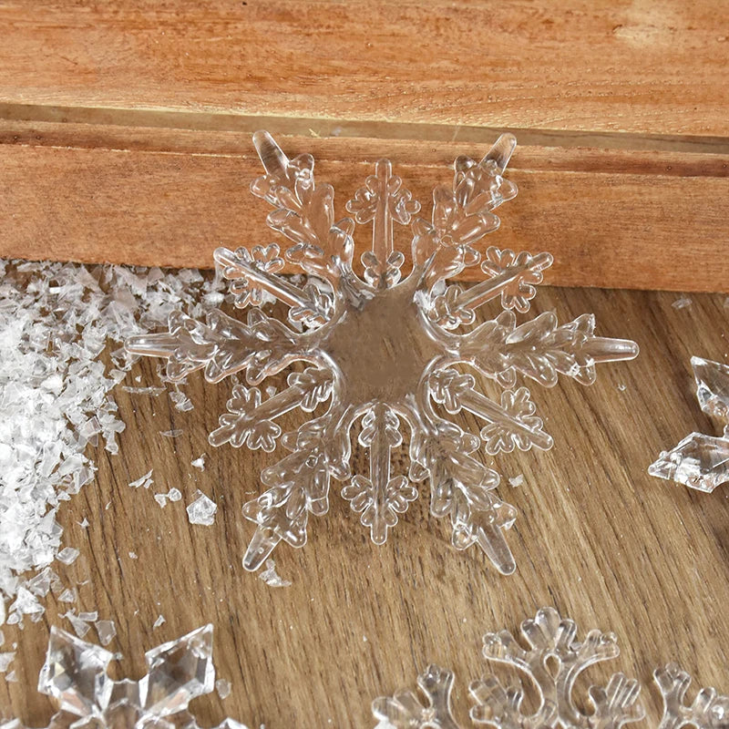 3PCS Acrylic Snowflake Ornaments