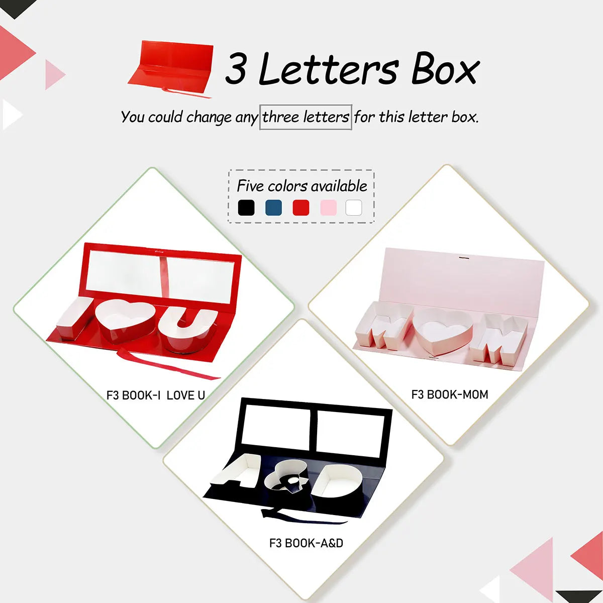 Creative “I Love U” Fillable Gift Box