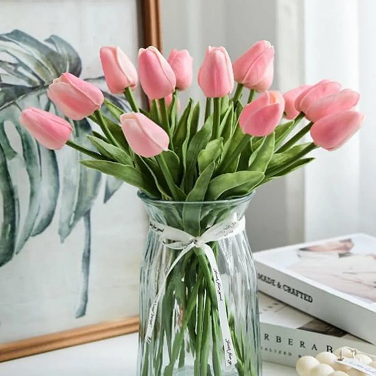 10PCS Real-Touch Tulip Artificial Flowers