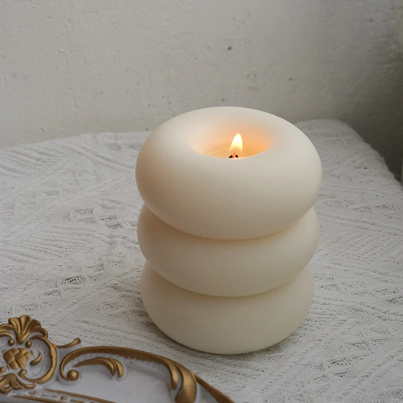 Donut-Shaped Aromatherapy Candle