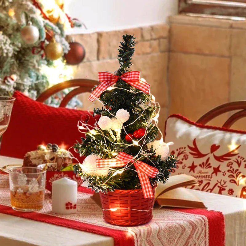 Mini LED Artificial Christmas Tree (20/30cm)