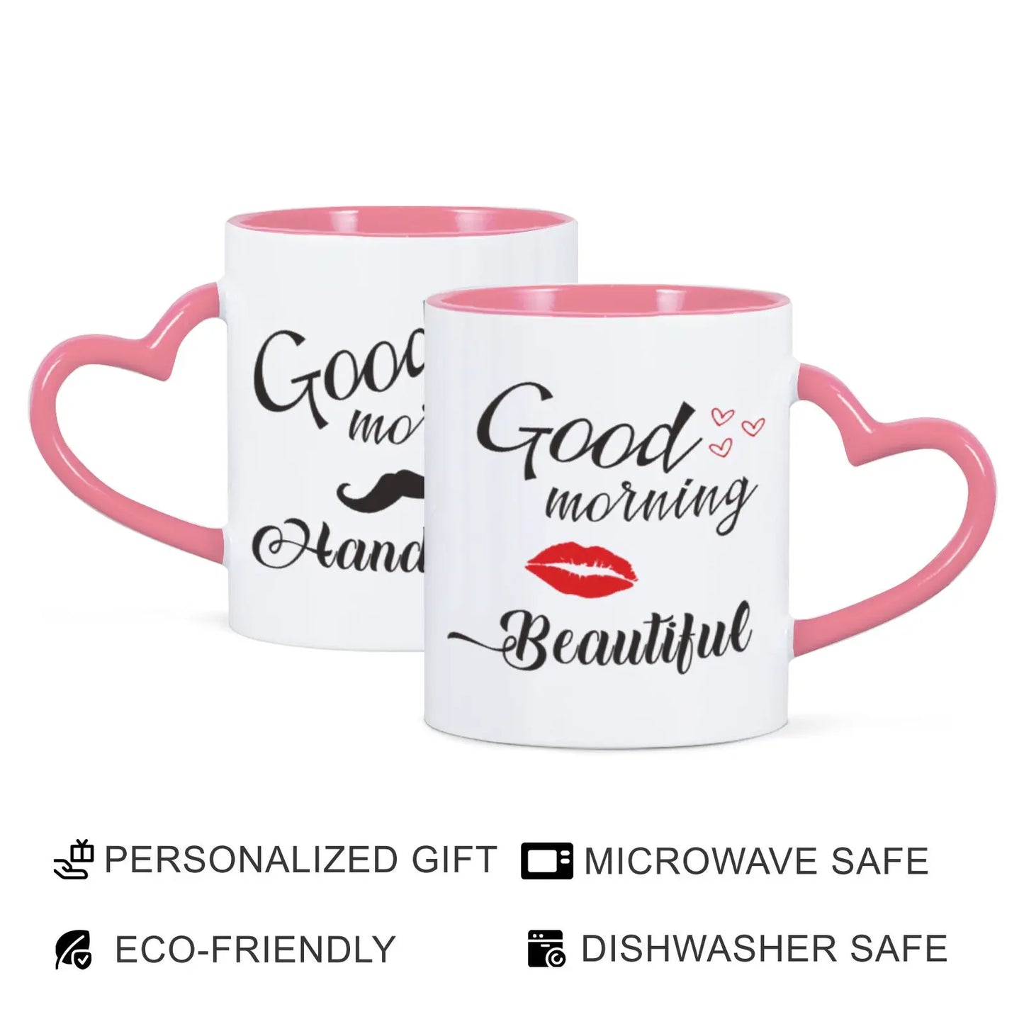 Good Morning Beautiful & Handsome Mug Set