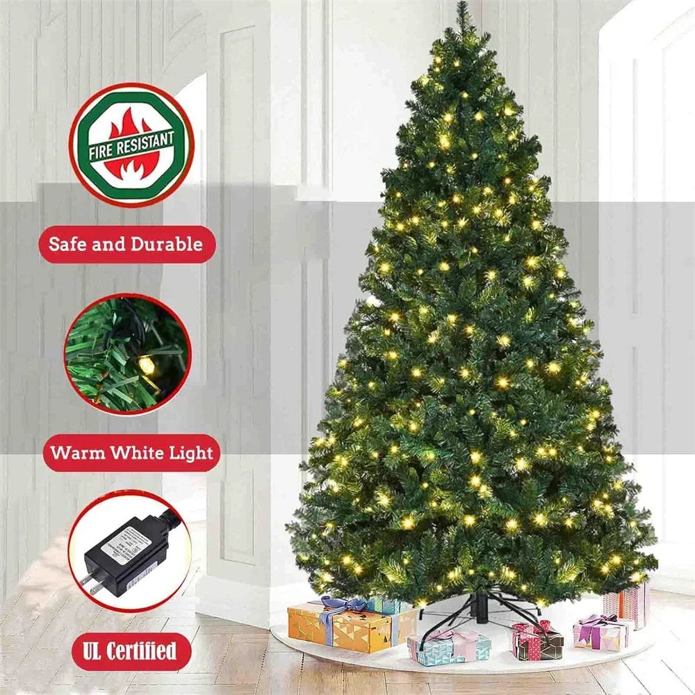 GrandGlow 10FT PVC Christmas Tree