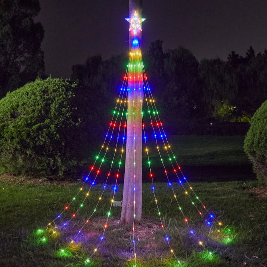 Solar Star String Lights with Remote Control