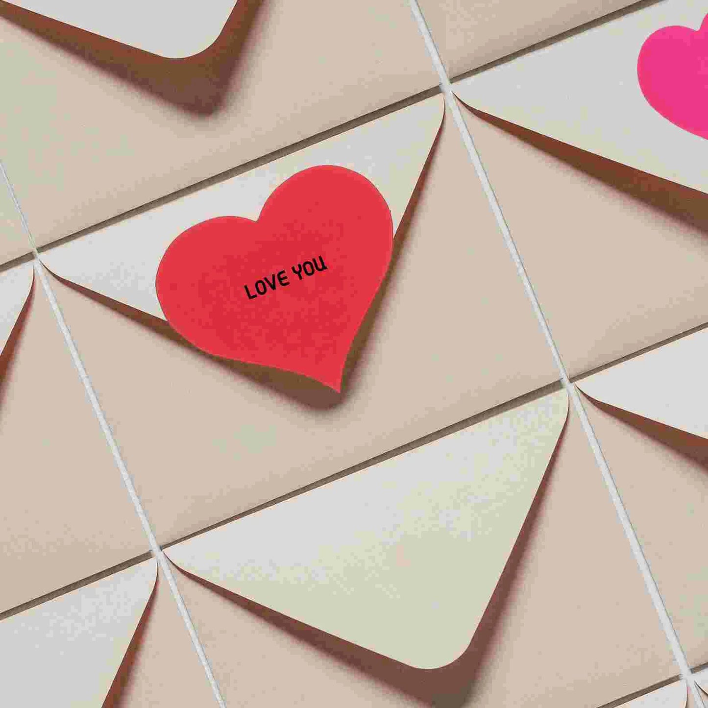 100PCS Heart Sticky Notes