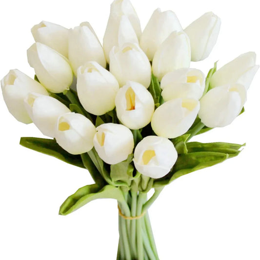 10PCS Real-Touch Tulip Artificial Flowers