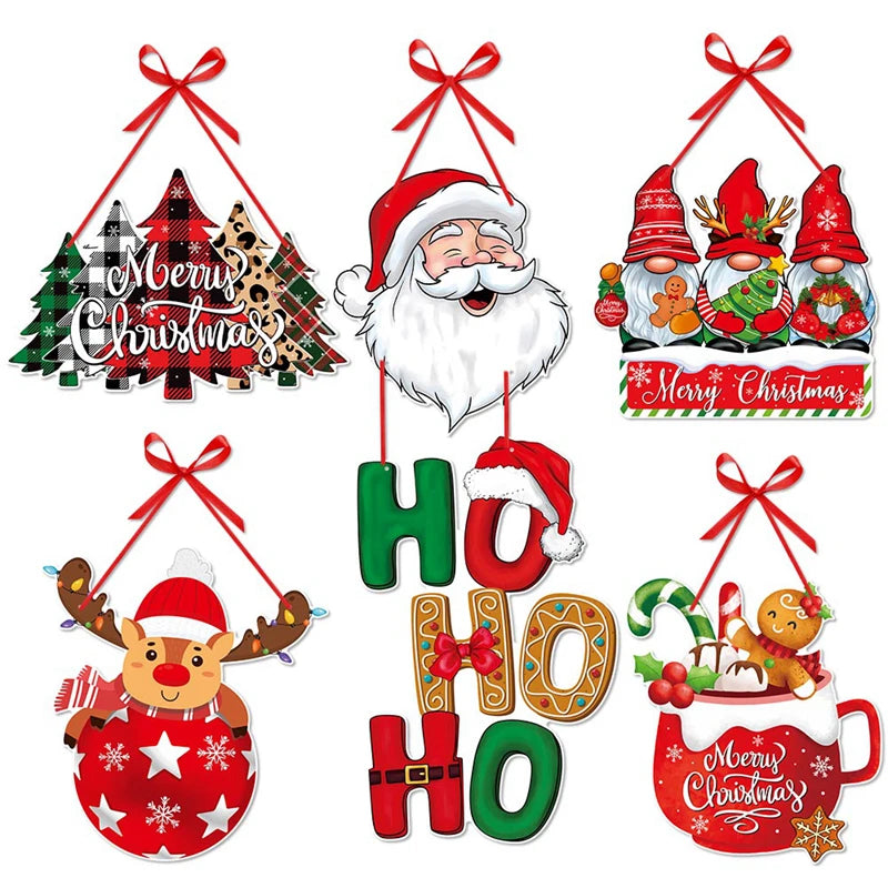 Merry Christmas Door Hanger & Tree Ornament