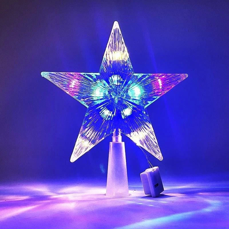 18cm LED Christmas Tree Topper Star