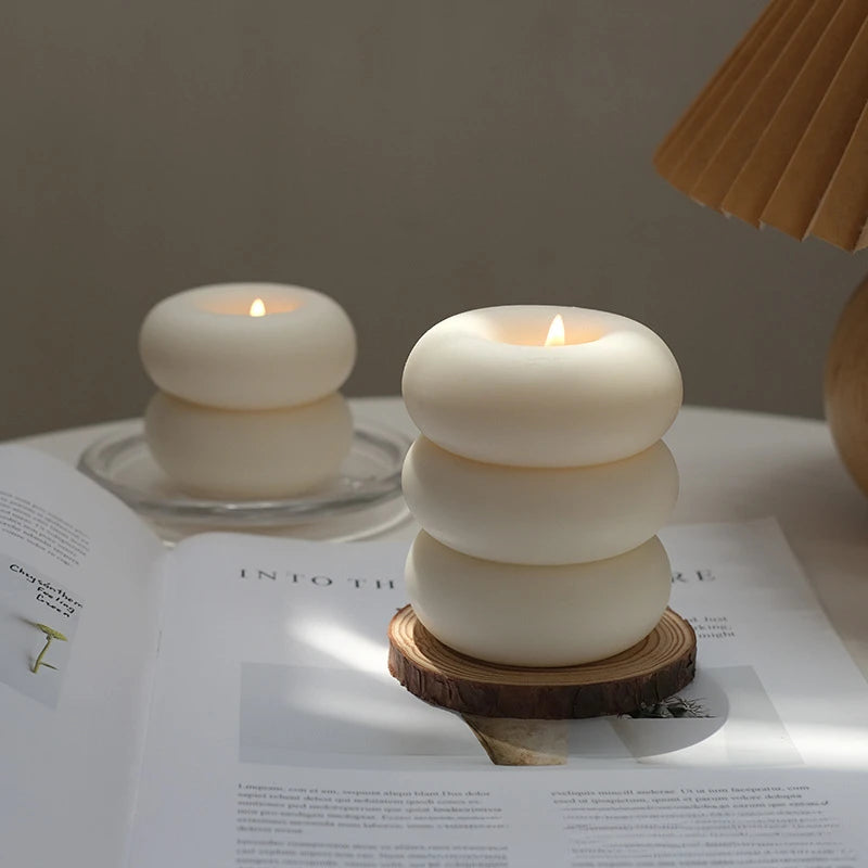 Donut-Shaped Aromatherapy Candle