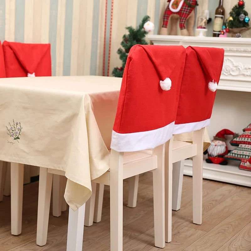 Christmas Chair Cover - Festive Chair Back Décor