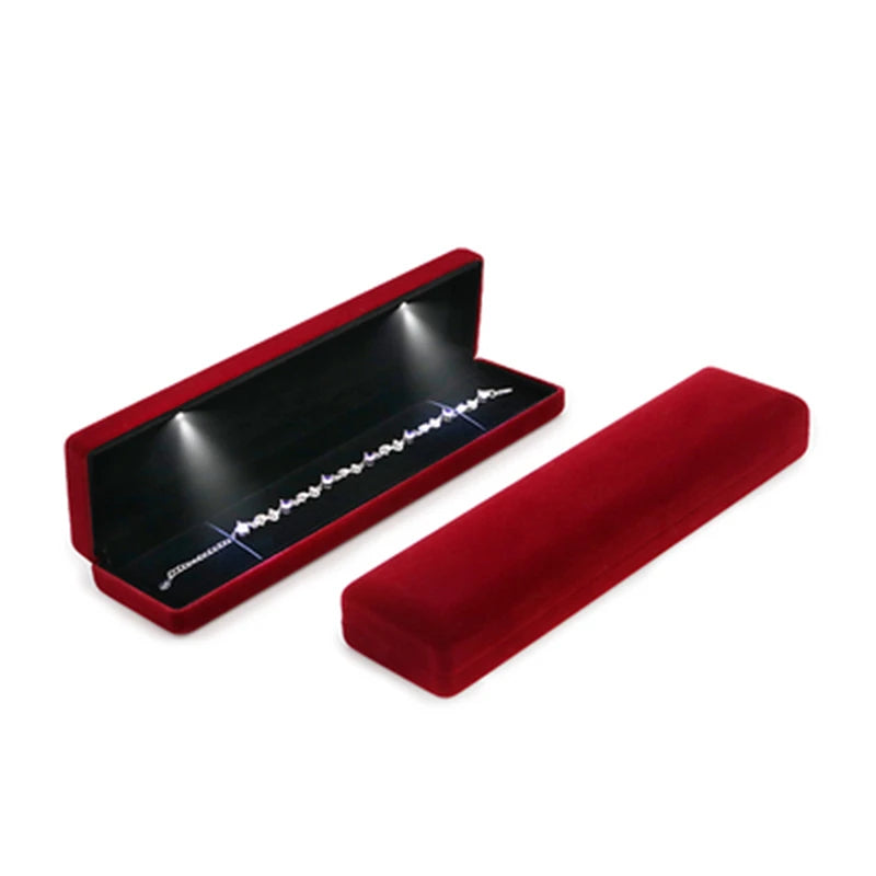 Velvet LED Jewelry Box