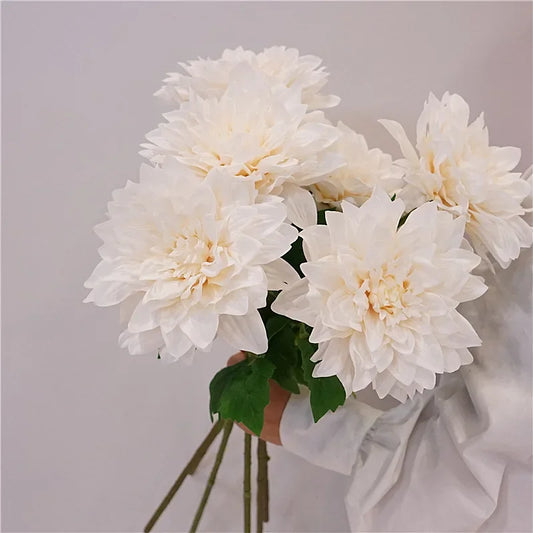 2PCS Real-Touch Artificial Dahlia Branches