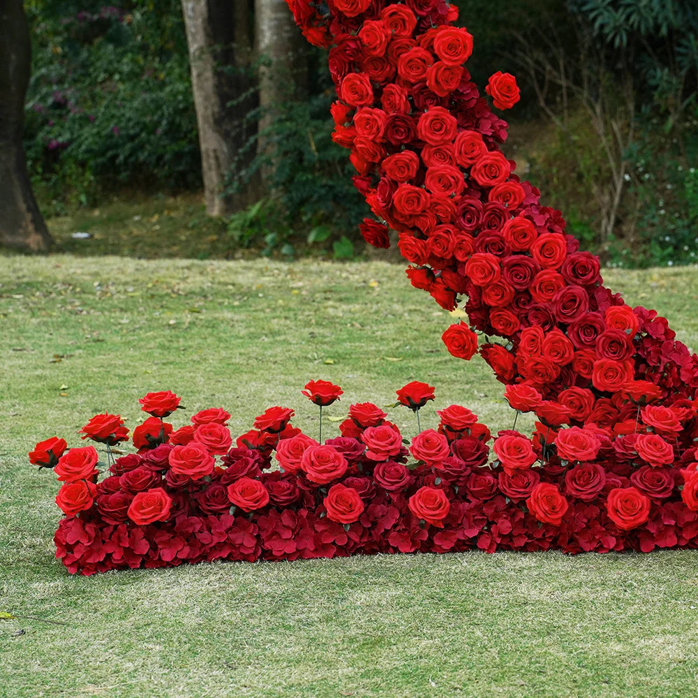 Luxury 5D Red Heart-Shaped Floral Arrangement