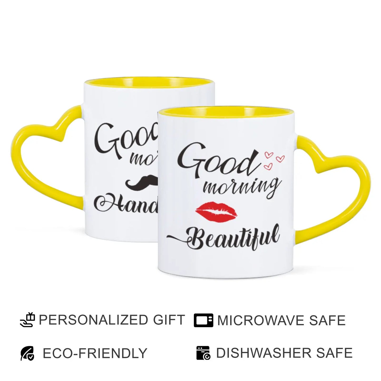 Good Morning Beautiful & Handsome Mug Set