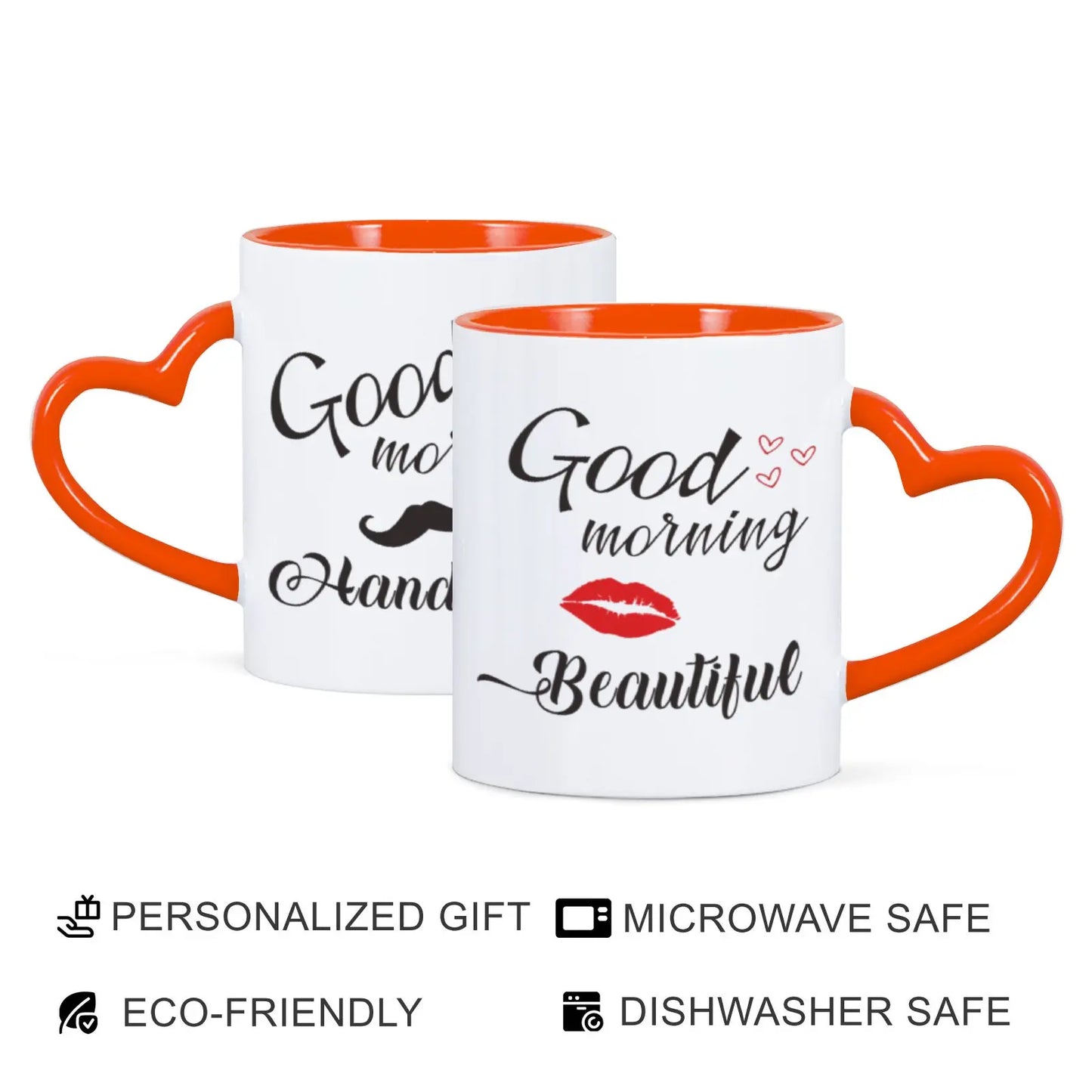 Good Morning Beautiful & Handsome Mug Set